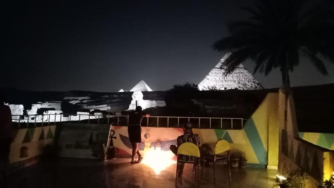 Pyramids Overlook Inn Kafret el-Gabal Kültér fotó