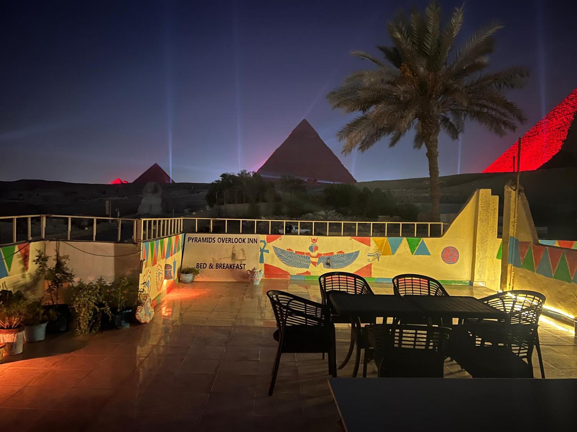 Pyramids Overlook Inn Kafret el-Gabal Kültér fotó