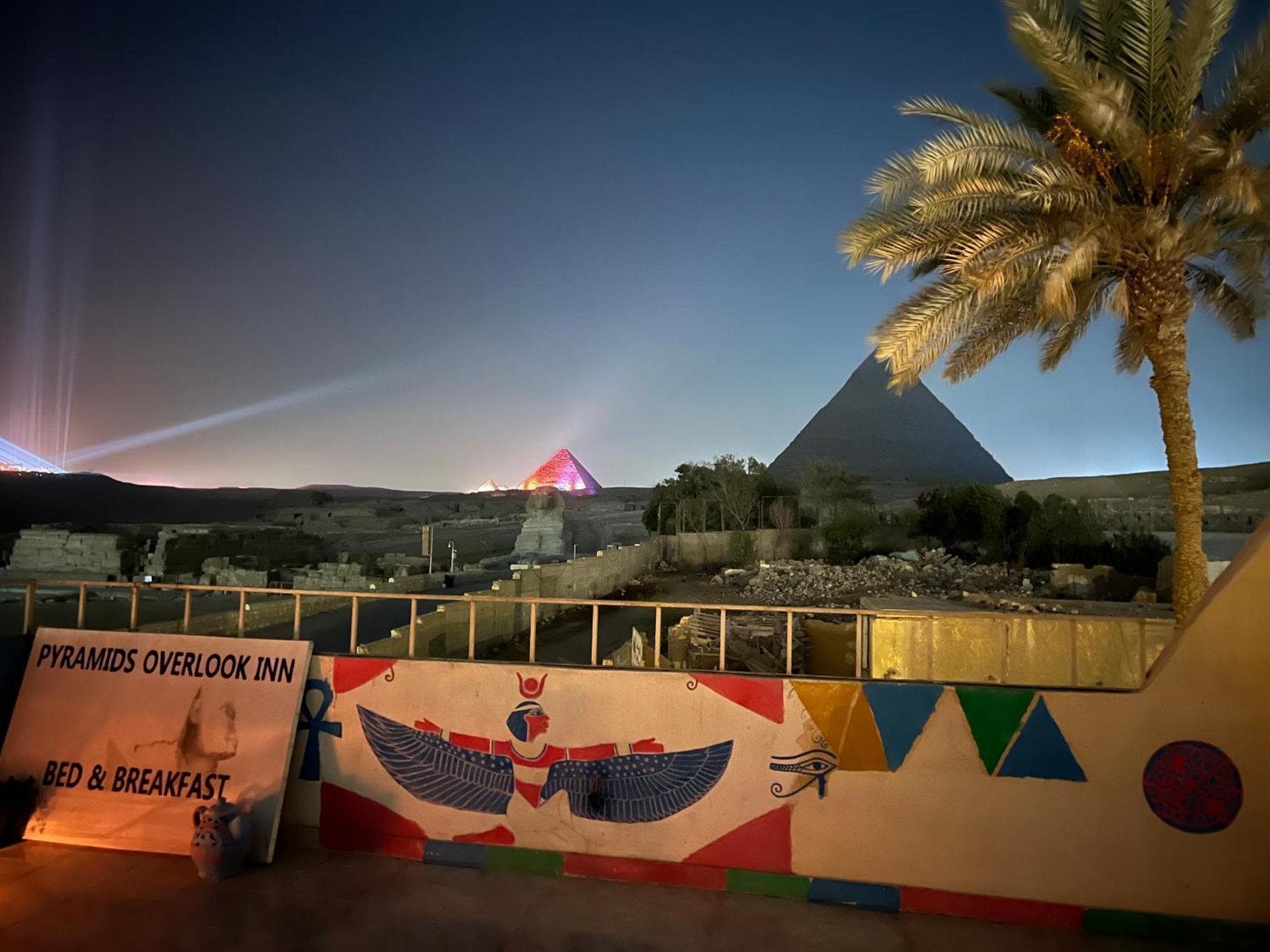 Pyramids Overlook Inn Kafret el-Gabal Kültér fotó